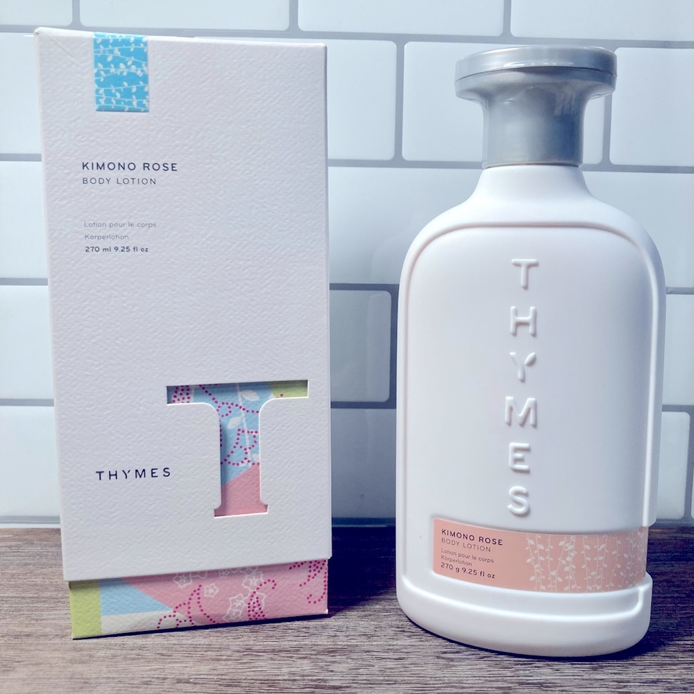 NIB Thymes KIMONO ROSE Body Lotion 9.25 FL OZ